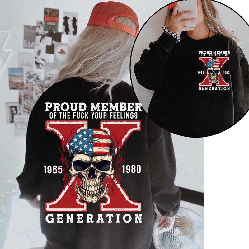 Generation X FAFO Gen X T-Shirt: Style with Two Side GenX Shirt, Casual Gen X Tee for Everyday Wear