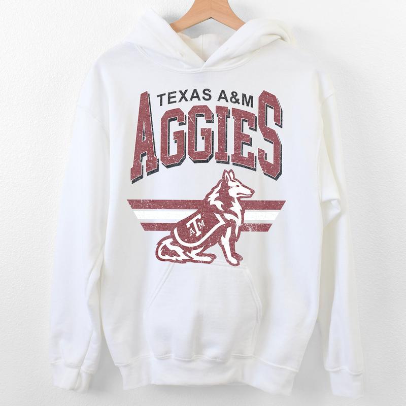 Texas A&M Aggies Vintage Football NCAA Sweatshirt - Tshirt - Hoodie, Texas A&M University Unisex Football NCAA Shirt, Unisex Vintage NCAA Shirt, Class