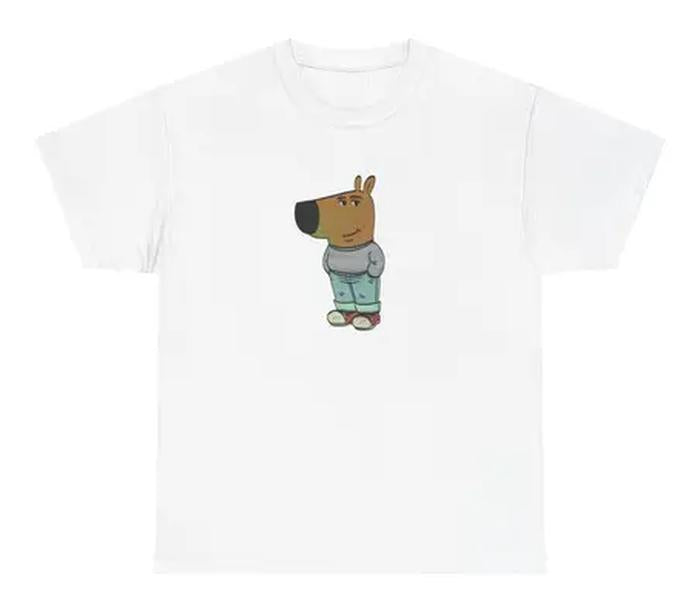 CHILL GUY SHIRT t-shirt, Chill Guy Shirt Meme Graphic Tee, 100% Cotton, Crew Neck, Slight Stretch, Breathable & Wear-Resistant, All-Season Short Sleev
