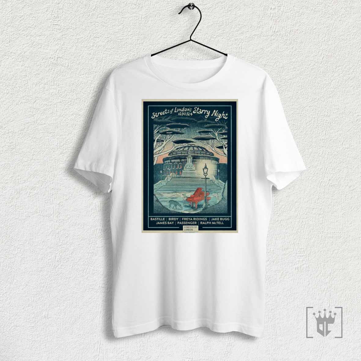 Streets Of Londons Starry Night December 13 2024 Royal Albert Hall In London Uk Poster T Shirt