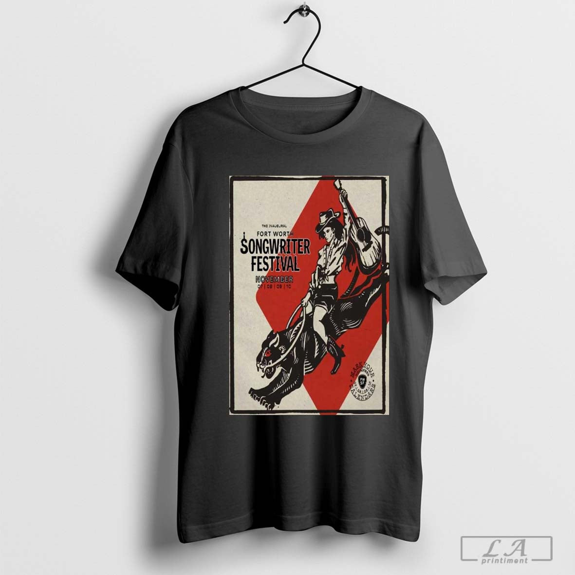 Songwriter Festival Preservation Poster Nov 7 And 10 2024 Southside Hall Fort Worth, TX Convert shirt