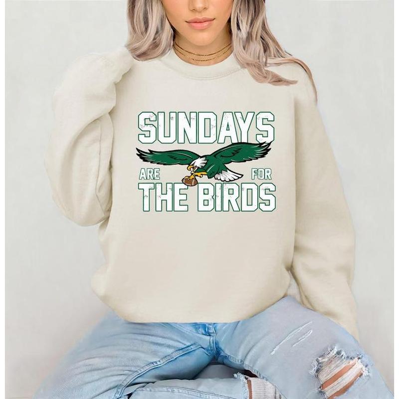 Philadelphia Football Sweatshirt,Sundays are for the Birds,Bird Gang Football sunday,Philadelphia Eagls Sweatshirt,Philadelphia Eagls Shirt