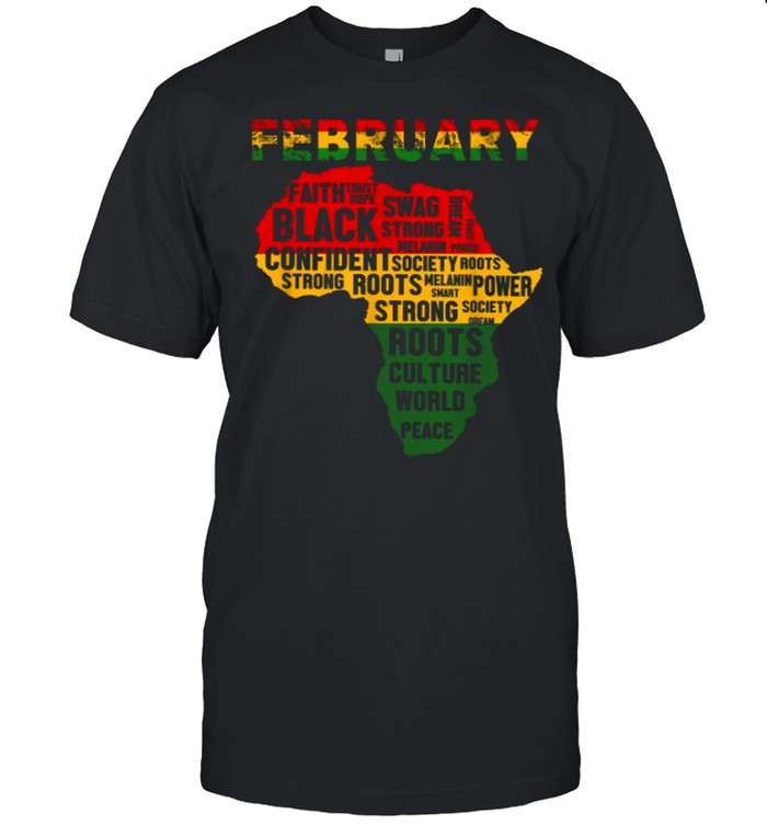 February Faith Trust Hope Black Confident shirt