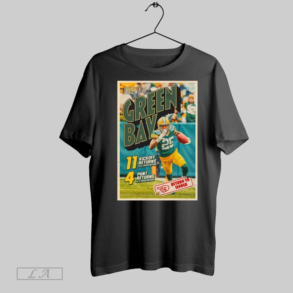 Poster Greetings From Green Bay Packers Keisean Nixon 11 Kickoff Returns 4 Punt Returns T Shirt