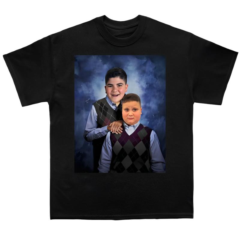 Official Rizzler And Aj Step Brothers T-Shirt - Meme T-Shirt, Crew Neck, Slight Stretch, Breathable & Wear-Resistant, All-Season Short Sleeve Tee, Per