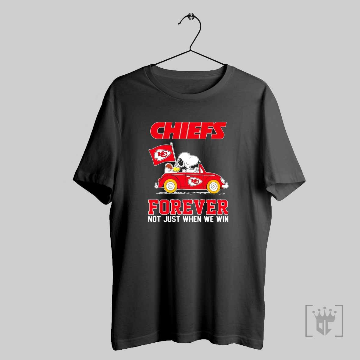 Snoopy And Woodstock Driver Kansas City Chiefs Forever Not Just When We Win T Shirt