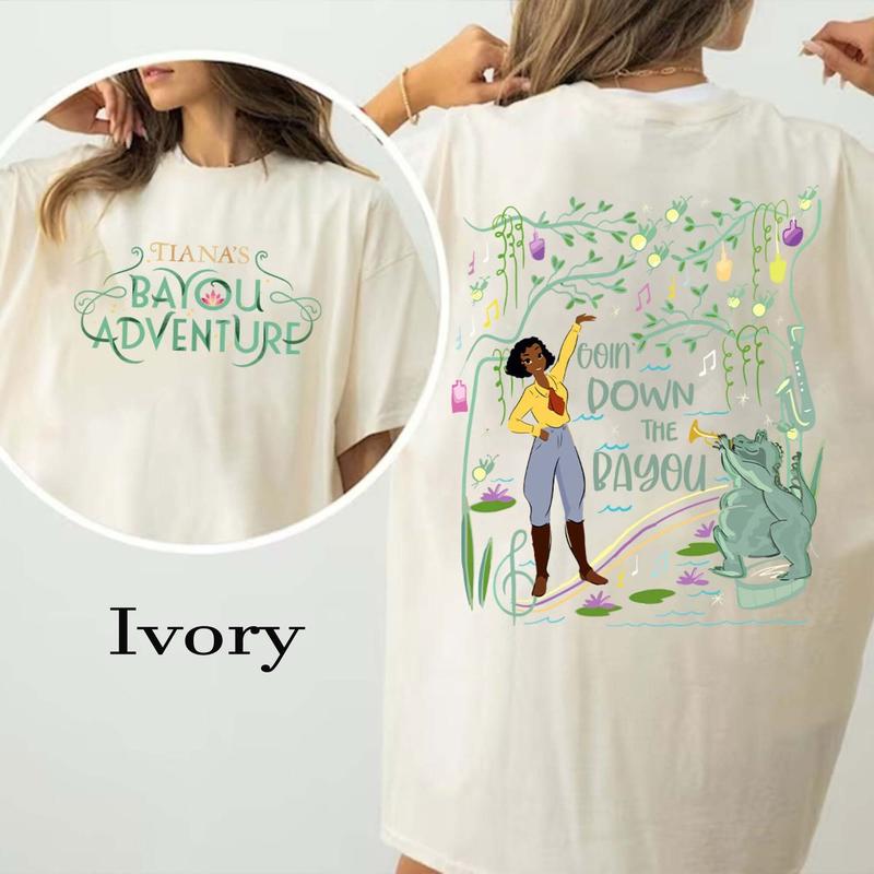Tiana's Bayou Adventure Shirt, WDW land Princess Shirt, Tiana Princess Shirt, Tiana's Palace Shirt, Girl Trip Shirt , Free Shipping, Unisex T-Shir