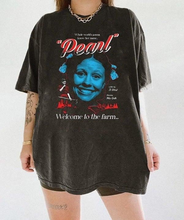 Pearl Horr0r Movie Poster Inspired Classic Shirt Cotton Fit