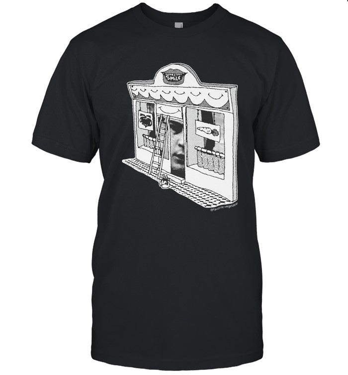 Das Bootleg Smile Black tee