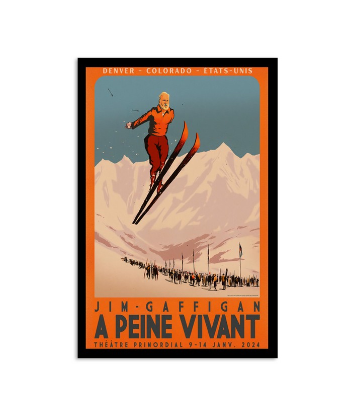 Jim Gaffigan Theatre Primordial Denver, CO January 9-14, 2024 Poster