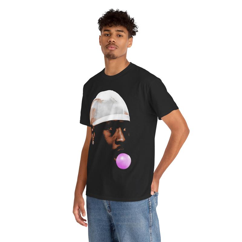 Mike Chewing Gum Retro Vintage 90s Styled Graphic T-Shirt Ball Fan Basketball Legend Tee Casual Classic Cotton Menswear Top