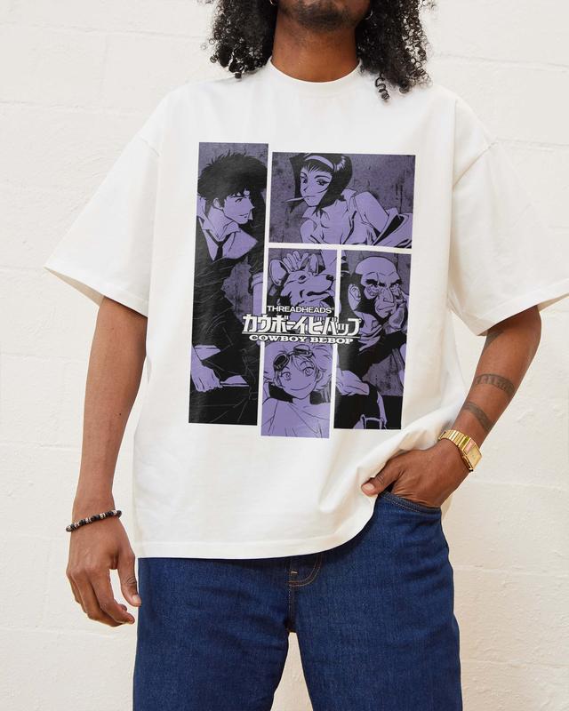 Cowboy Bebop Shirt, Cowboy Bebop The Gang unisex tshirt Cotton Menswear