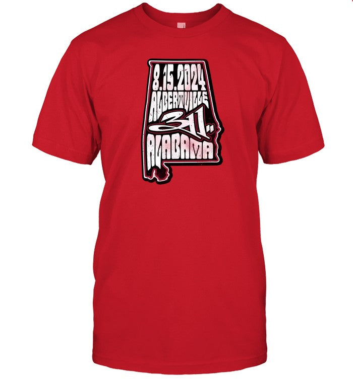 311 August 15Th 2024 Sand Mountain Amphitheater Albertville Alabama T Shirt