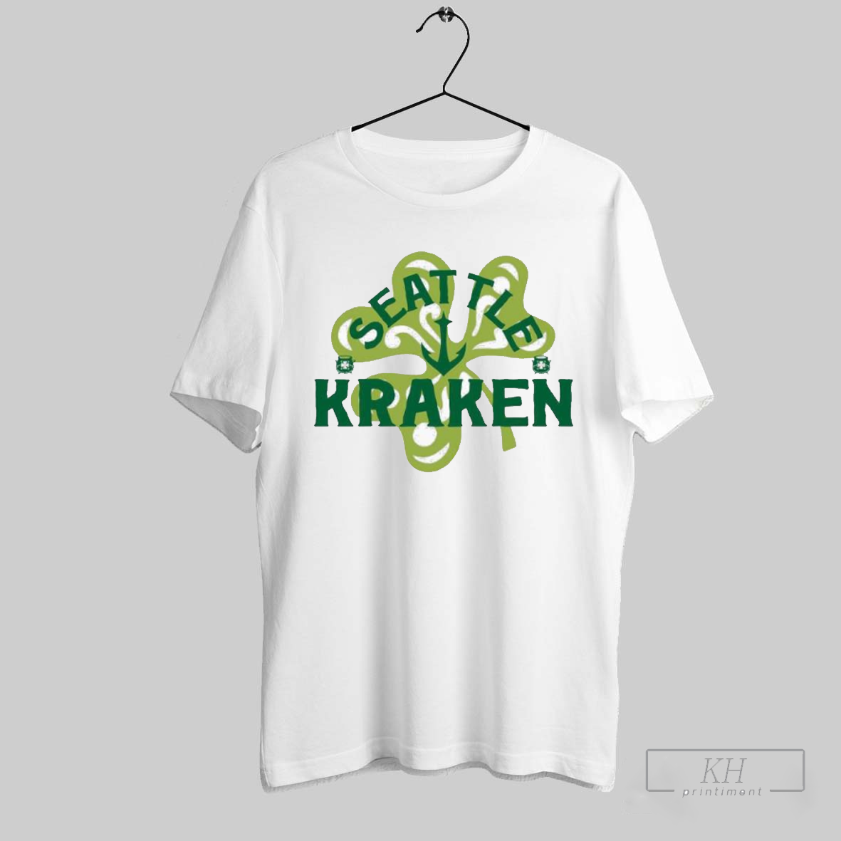 Seattle Kraken Levelwear St Patricks Day Richmond Shamrock Shirt T Shirt