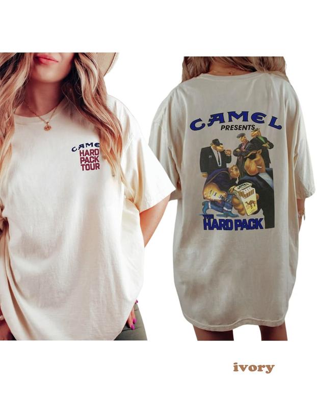 The Hard Pack Unisex Garment-Dyed T-shirt  Camel Shirt, Joe Camel Promo Tee, Cowboy  T-shirt, sweater and Hoodie 2 sides