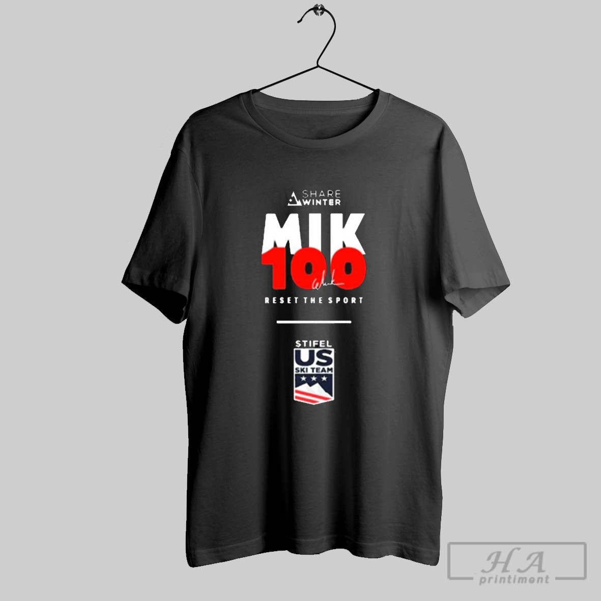 Share Winter Mik 100 Reset The Sport Stifel Us Ski Team Signature T Shirt