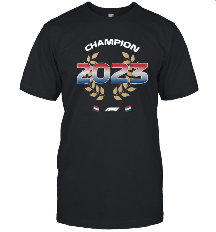 Max Verstappen 2023 F1 World Drivers Champion T Shirt_1