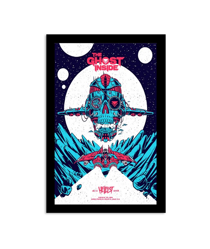 Poster The Ghost Inside Hellfest Clisson June 18 2023