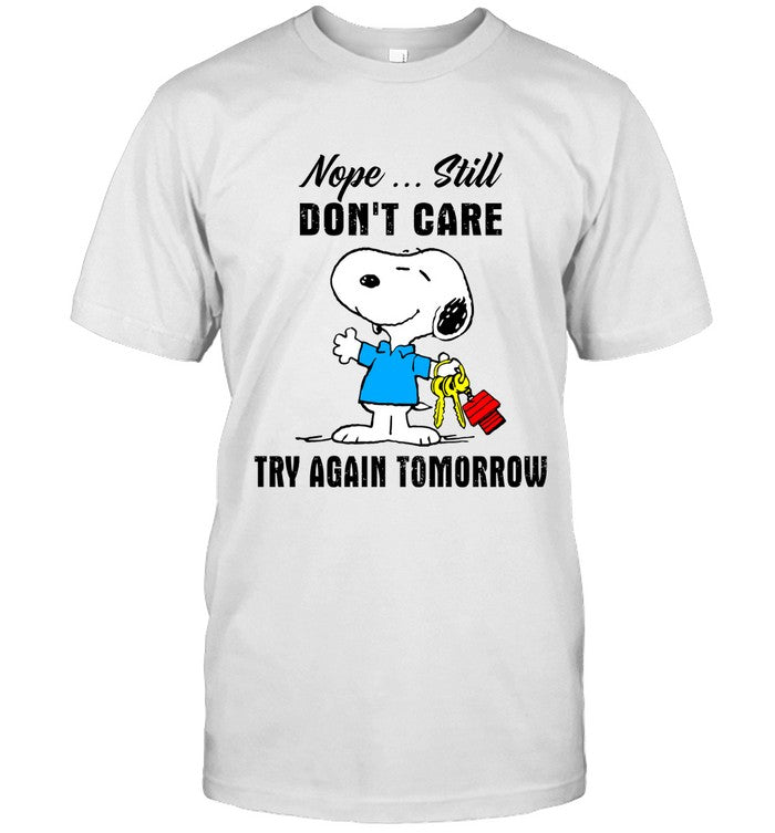 Nope ... Still DON'T CARE TRY AGAIN TOMORROW