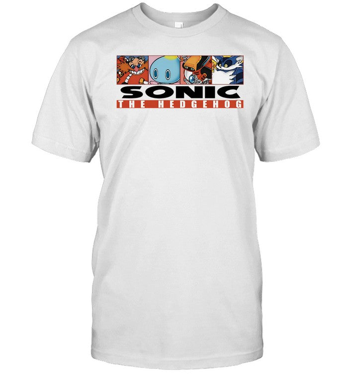 Mamono World Og Box Logo Sonic The Hedgehog Shirt