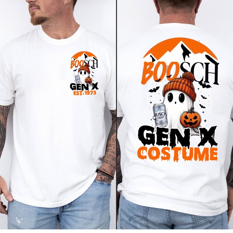 Customized Halloween This is my Gen X Costume tshirt, Custom Year est.1973 Of Birth Shirt, The True FAFO Gen X new version Two side shirt Raised on Hose Water and Neglect shirt, Gen X tshirt