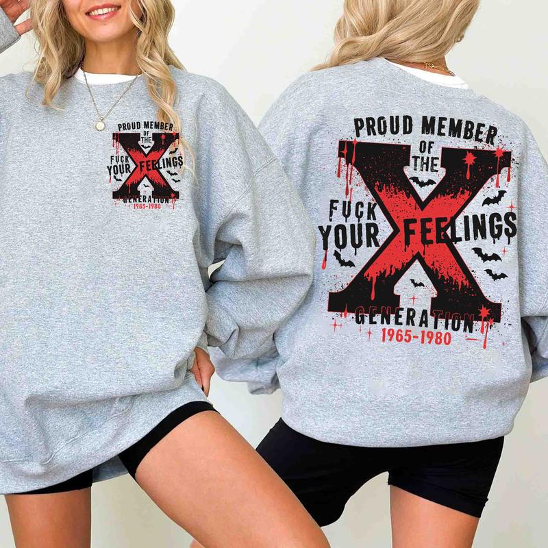 Proud Member Of Generation X Halloween Two Side Shirt Gen X Fafo Shirt Generation X T Shirt, GenX Shirt