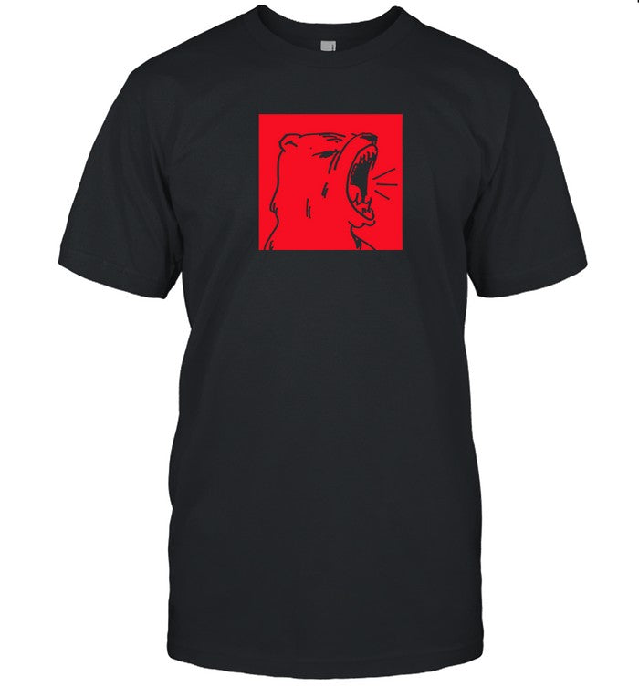 Bear Attack Black T-Shirt