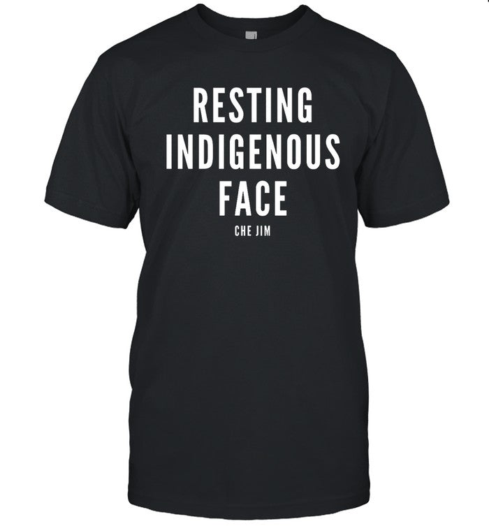 Resting Indigenous Face Che Jim T-Shirt