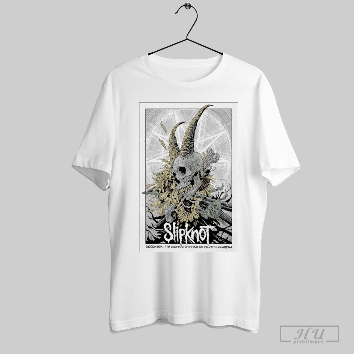 Slipknot December 17th 2024 Co Op Live Arena Manchester Uk Poster T Shirt
