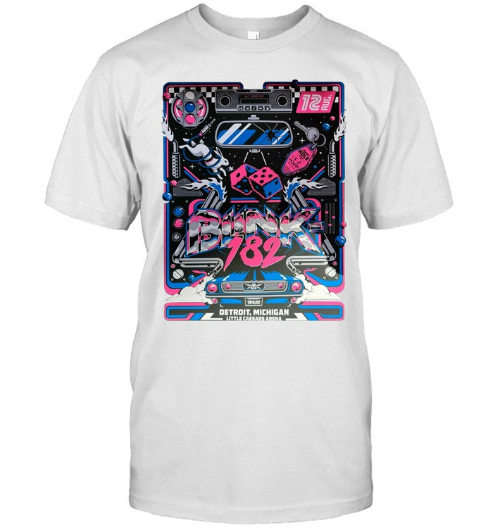 Aug 12 2024 Event Blink 182 Little Caesars Arena In Detroit MI T Shirt