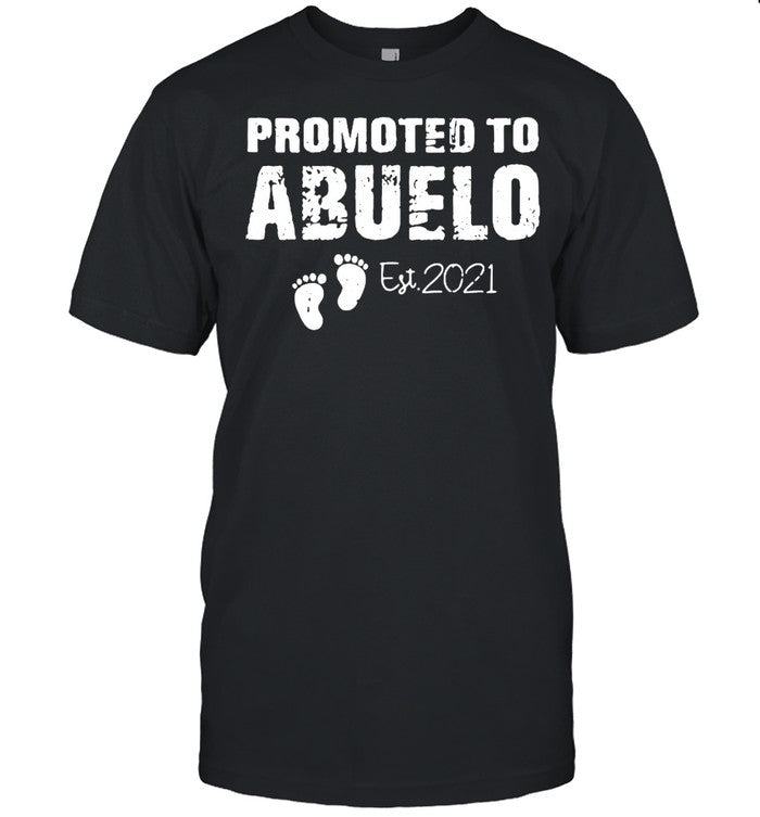 promoted to abuelo est 2021 shirt