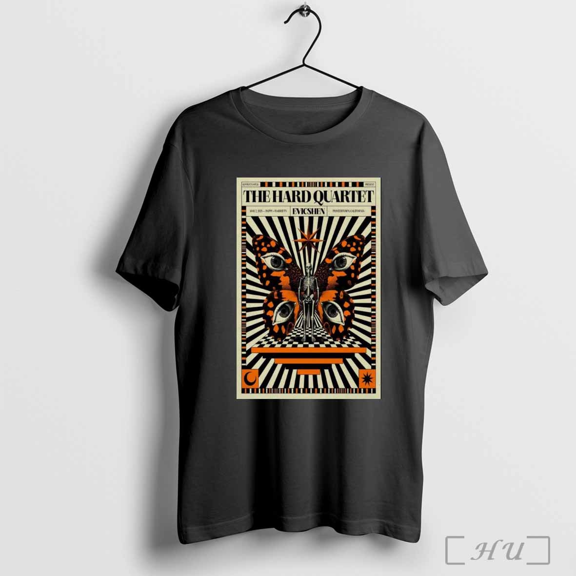 Poster The Hard Quartet May 2 2025 Show In Pioneertown CA T-shirt