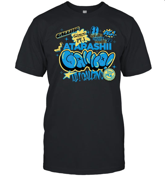 AG Calling Blue & Black Tour 2024 T-Shirt