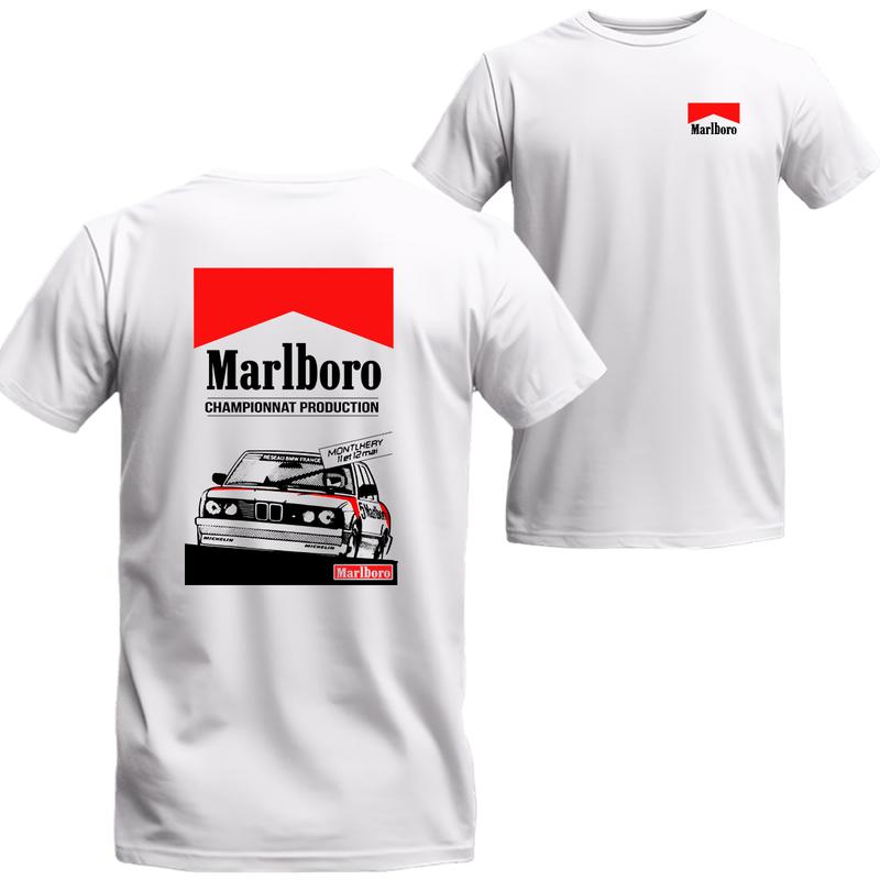 Gangster Racing  Marlboro T-shirt, Marlboro Short Sleeve Tee, Unisex Shirt Menswear Top