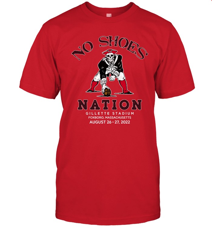 No Shoes Nation Gillette Stadium Foxboro, Massachusetts Kenny Chesney 2022 Shirt