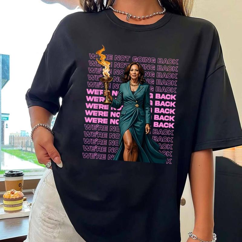 We're not going back Kamala Tshirt Sweatshirt Hoodie