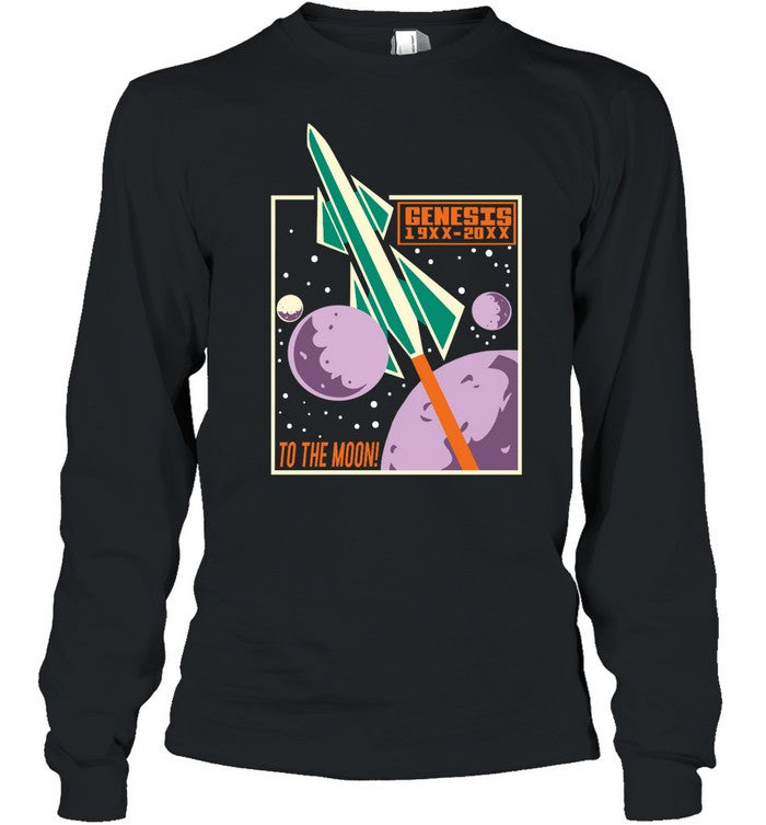 Purpled Black Long Sleeve Tee