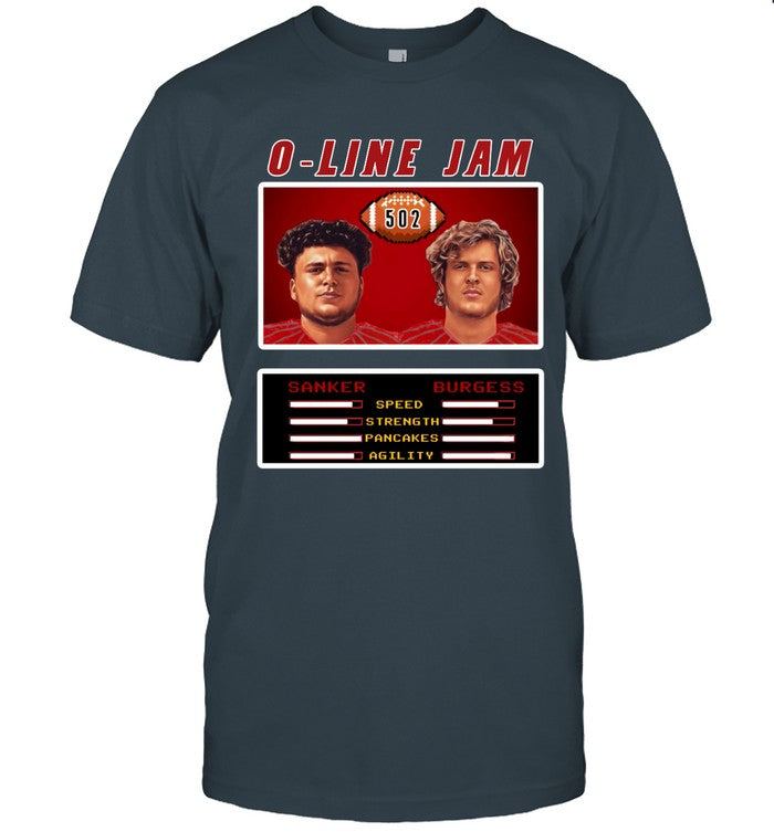 Sanker Burgess O-Line Jam Hooligan Shirt