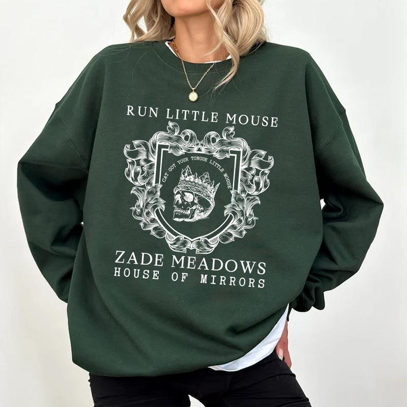Retro Run Little Mouse Sweatshirt, Haunting Adeline Shirt, Zade Meadows Merch, House of Mirrors Shirt, Dark Romance Shirt, Booktok Merch, Smut Reader,