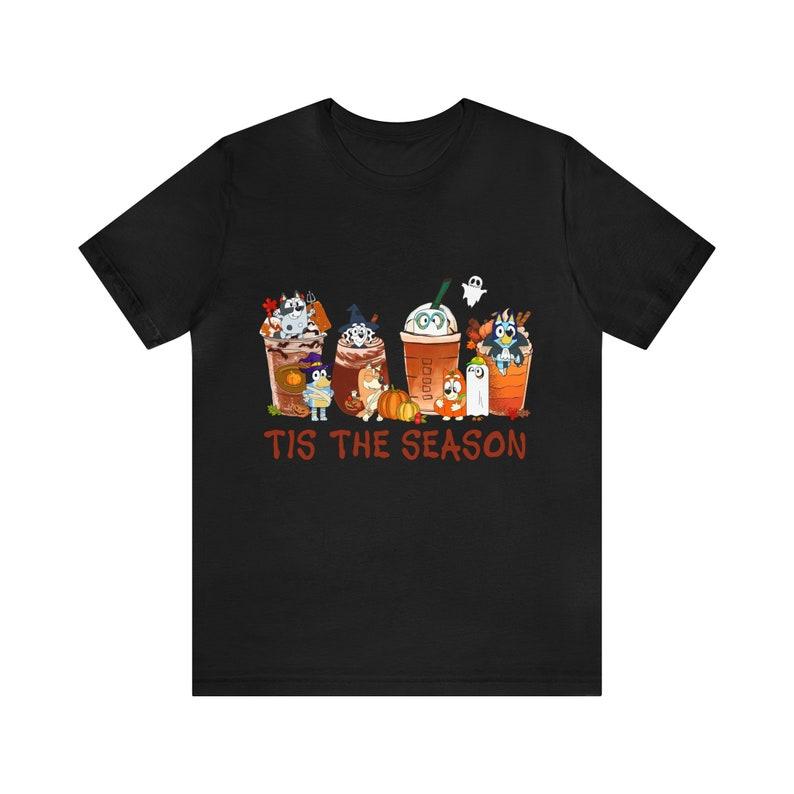 Adult Halloween Bluey Tee T-shirt  Bluey Halloween  Bluey Halloween Tee_Cotton T-Shirt, Perfect Tee, Gifts For Boyfriend and Girlfriend T-Shirt