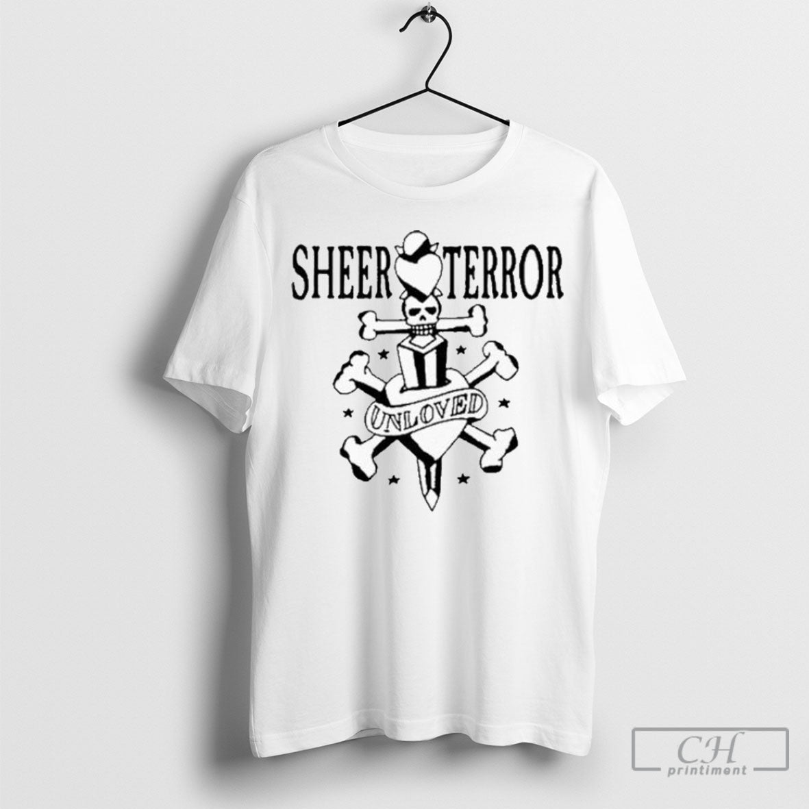 Sheer Terror Unloved Dagger T Shirt