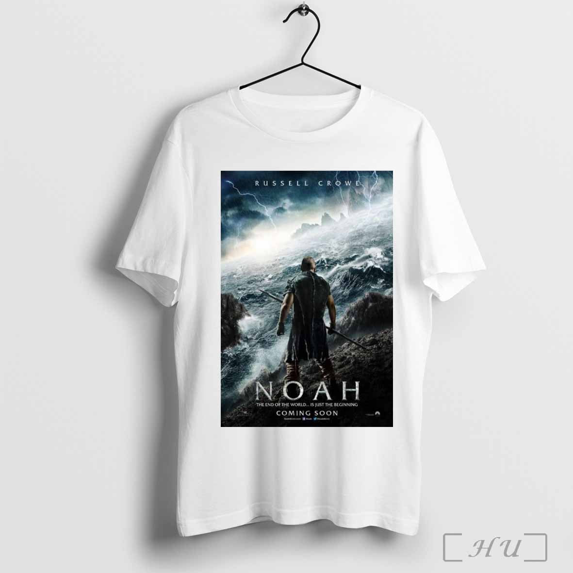 Russell Crowe Noah The End Of The World Is Just The Beginning Coming Soon Poster T-shirt