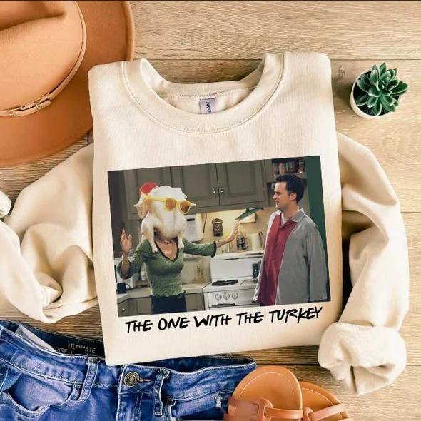 The One With The Turkey Shirt, The One Where ItÃ¢â‚¬â„¢s Thanksgiving Tee, Thanksgiving Friends Shirt