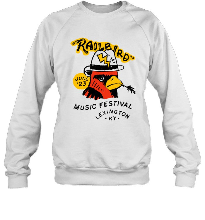 Railbird Festival Cardinal Hat 2023 Event Tee