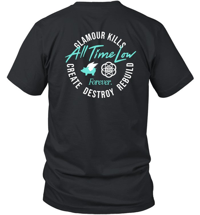 Alltimelowstore All Time Low X Glamour Kills Forever Shirt