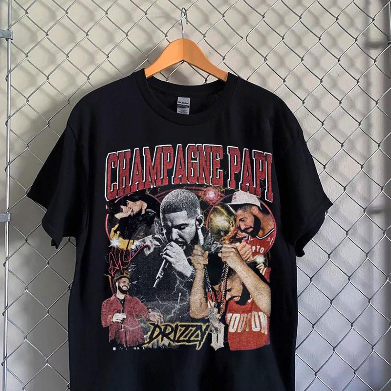 Vintage Drake Rap T Shirt, Champagne Papi Sweatshirt, Drake Merch, Drake Rap Hoodie, Drake Shirt, Drake Rapper Sweater, Drake Tour Tee, rap hip hop ho