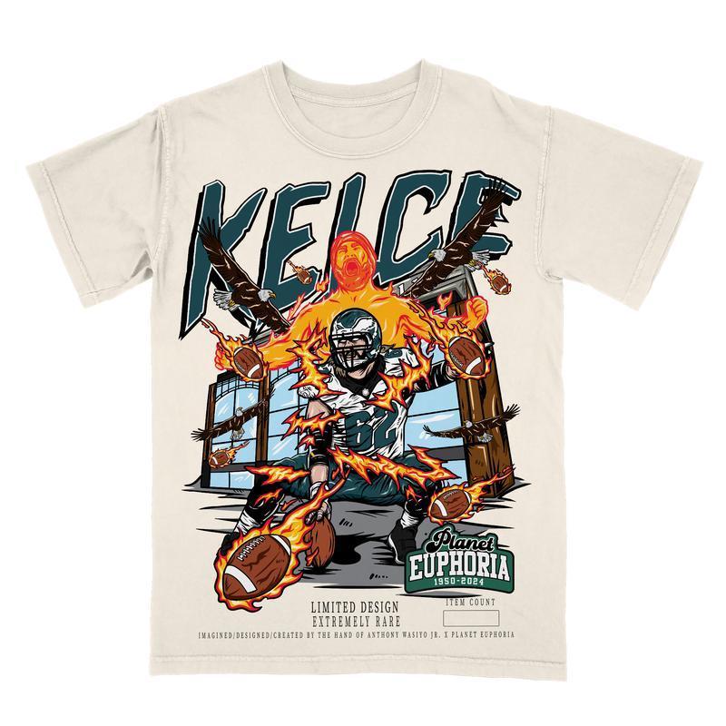 PE Jason Kelce Planet Euphoria Shirt, Vintage 90s Unisex Football Tees, Football T-Shirts, Sports Shirt, Game Day Tee, Football Fan Gifts