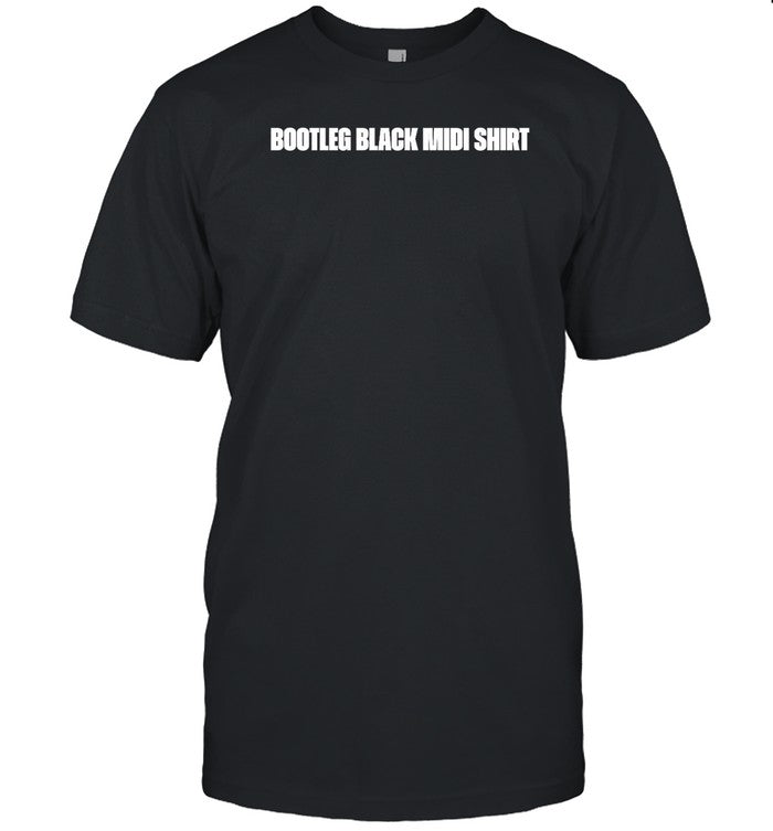 Gothesbian Bootleg Black Midi Shirt Tee