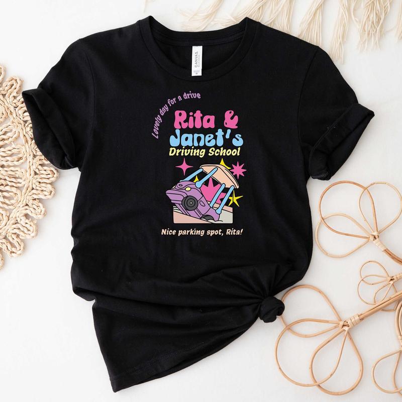 Rita And Janet Driving School Bluey T-shirt - Unisex Appeal - Your Size Here - Pick Your Color - Trendy Styles Available - Active Lifestyle Essentials