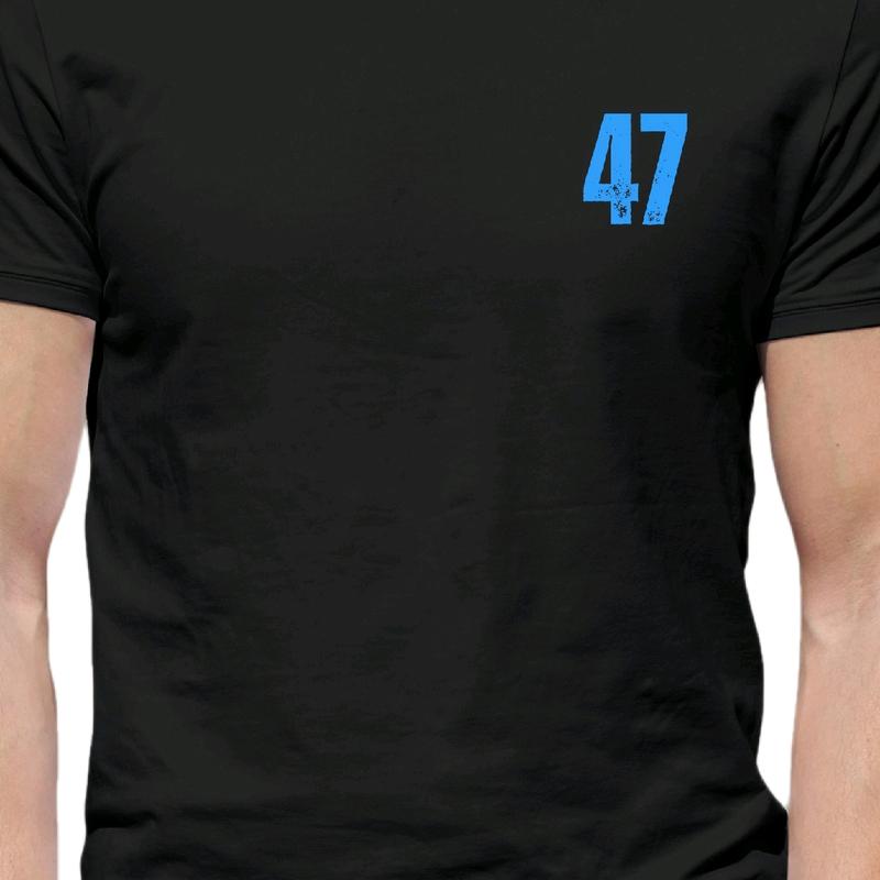 47 Guns Blue If I had 12 Guns T- for Men - Menswear Top Breathable Love t trump shirt